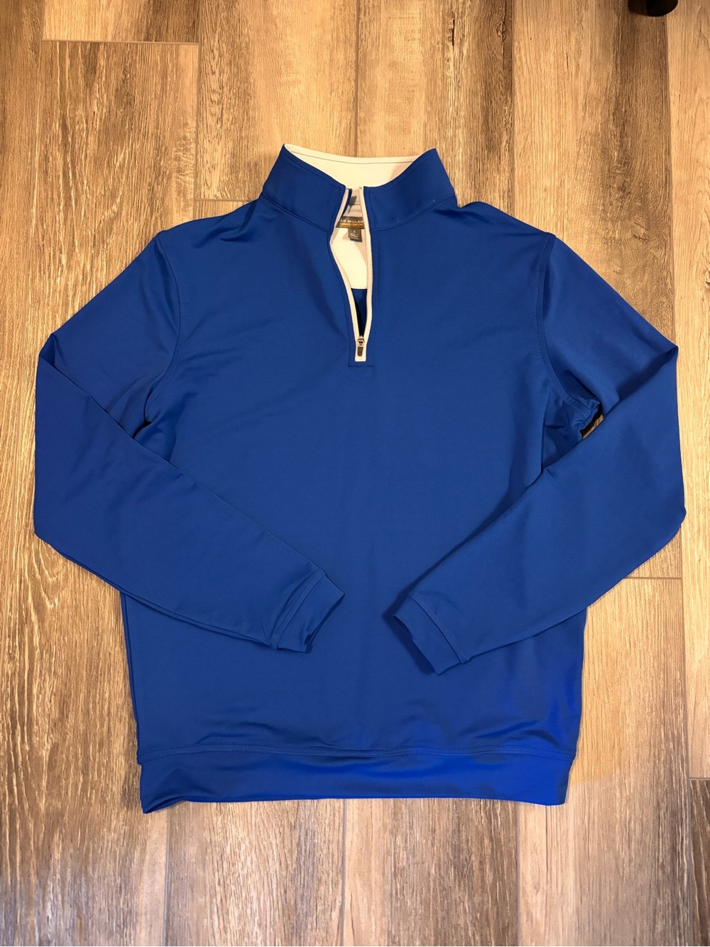 👑Peter Millar👑 Summer Comfort Blue Quarter-Zip Pullover